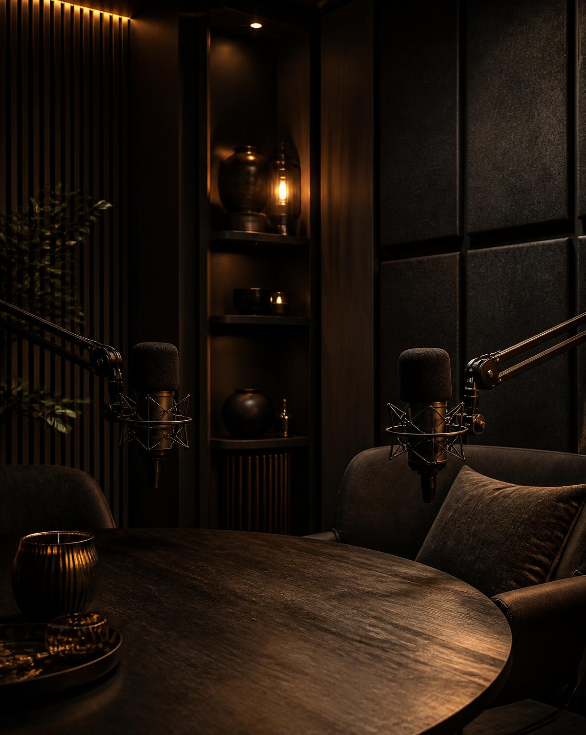 A warmly lit private room within the lounge